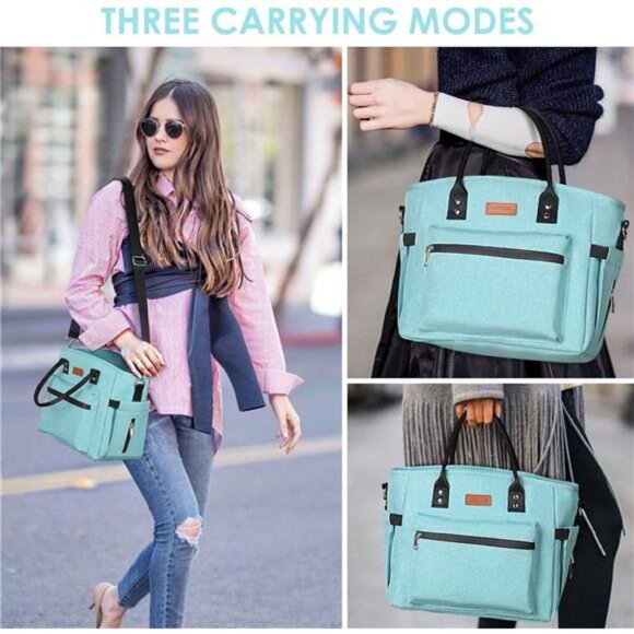 Insulated Lunch Bag for Women Men,Adult Lunch Box for Women with AdjustableStrap - Picture 7 of 8